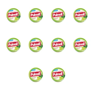 Pulmoll Lime Mint 45g X10