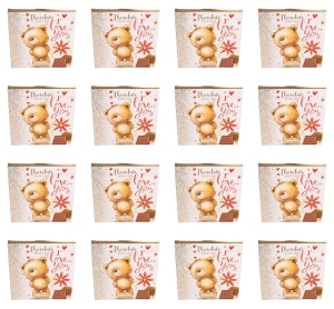 Günthart praliny gift teddy bears 63g X16