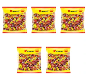 Jedność BoDo Cukierki rozpuszczalne o smakach owocowych 1 kg X5