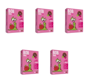 Bob Snail Roll Jabłko-Malina 100g X5