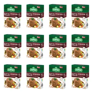 KUPIEC Kasza gryczana prażona 4x100 g X12