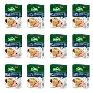 Kupiec Kasza Jęczmienna Pęczak Naturalna Polska Wysoka Jakość 4x100 g X12