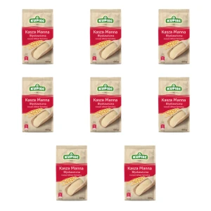 KUPIEC kasza manna błyskawiczna 400g X8