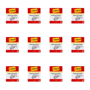 TOPSELLER Kasza gryczana prażona 4x100g X12