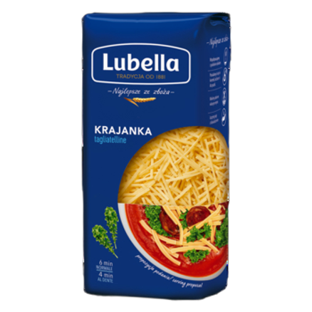 Makaron krajanka tagliatelline Lubella 400 g Makaron krajanka tagliatelline Lubella 400g