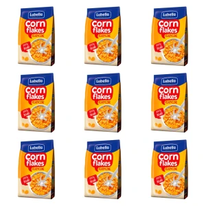 Lubella Corn Flakes Klasyczne Płatki kukurydziane 500 g X9
