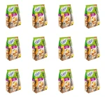 Fitella Musli chrupkie tropikalne z papają, ananasem, bananem i nasionami chia 300g X12