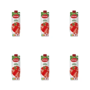 Fortuna Sok 100% Pomidorowy Pasteryzowany Bez Cukru Naturalny Karton 1l X6