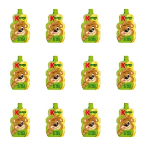 Kubuś Mus 100% banan jabłko 100 g X12