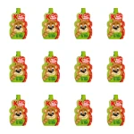 Kubuś Mus 100% truskawka jabłko banan marchew 100 g X12