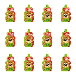 Kubuś Mus 100% truskawka jabłko banan marchew 100 g X12