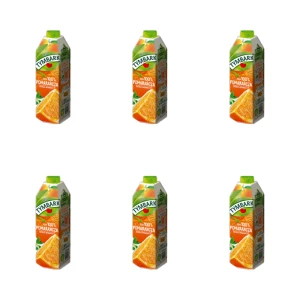 Tymbark Sok 100% pomarańcza 1 l X6