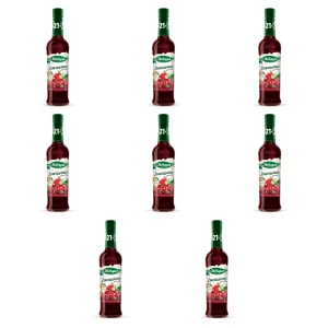 Herbapol syrop owocowy suplement diety żurawina z wit. C, D, B6 i cynkiem 420 ml X8