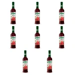 Herbapol syrop owocowy suplement diety malina z żurawiną z wit. C, D, B6 i cynkiem 420ml X8