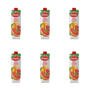 Fortuna Nektar grejpfrut czerwony 1 l X6