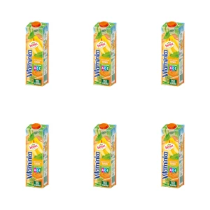 Hortex Vitaminka Jabłko, marchew, banan sok karton 1L X6