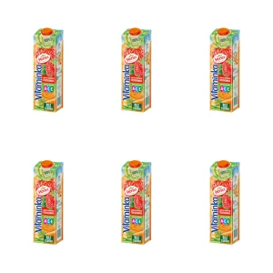 Hortex Vitaminka Jabłko, marchew, truskawka sok karton 1L X6