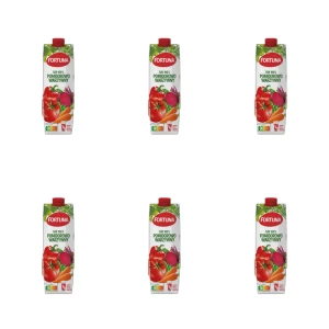 Fortuna Sok 100% Pomidorowo Warzywny Pasteryzowany Bez Cukru Naturalny 1 l X6