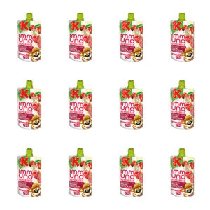 Kubuś immuno odporność mus malina dzika róża 100 g X12