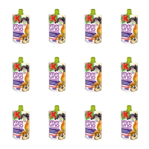 Kubuś immuno odporność mus gruszka czarny bez 100 g X12