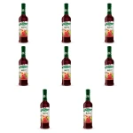 Herbapol syrop owocowy suplement diety malina z kwiatem lipy z wit. D, C, B6 i cynkiem 420 ml X8