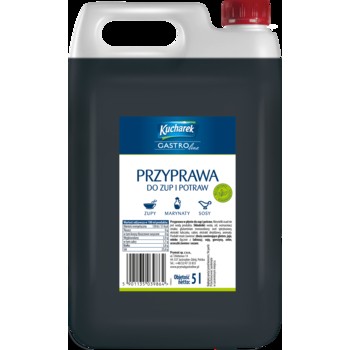 Przyprawa w płynie do zup i potraw Kucharek 5 l Przyprawa w płynie do zup i potraw Kucharek 5l
