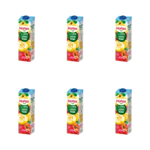Hortex Sok 100% Jabłko pigwa karton 1L X6