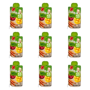 Kubuś Baby Mus po 6 miesiącu jabłko marchew mango 100 g X9