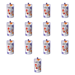 OWOLOVO Smoothie jabłko jagoda brzoskwinia 250 ml X13