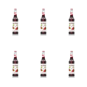 Monin Strawberry - syrop truskawkowy 0,7l X6