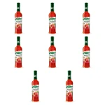 Herbapol syrop owocowy suplement diety truskawka-rabarbar z wit. D, C, B6 i cynkiem 420ml X8