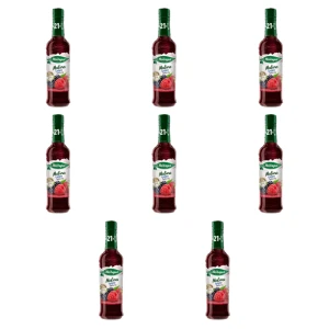 Herbapol syrop owocowy suplement diety malina z jeżyną z wit. C, D, B6 i cynkiem 420ml X8