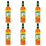 Herbapol Syrop owocowy o smaku pomarańczowym z witaminą C, D, B6 i Cynk, 680ml X6