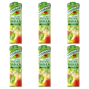 Tymbark Sok 100% Polskie Jabłka z Agrestem 1l X6