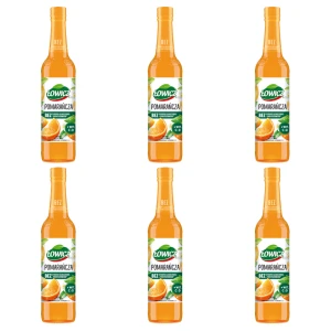 Łowicz Suplement diety syrop o smaku pomarańczowym 400 ml X6