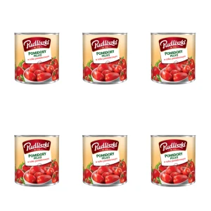 Pudliszki Pomidory pelati w soku pomidorowym 2,55 kg X6