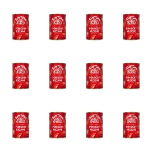 Pomidory krojone bez skórki w soku pomidorowym 400g Dawtona X12