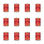 Primo Gusto Pomidory Naturalne Włoskie Całe w Puszce w Sosie bez Skórki 400g X12