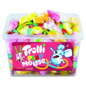Żelki owocowe Playmouse myszy Trolli 75 szt./1,2 kg