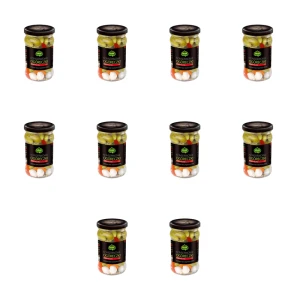 Ogóreczki konserwowe z papryką chili 300/150 g Smak X10