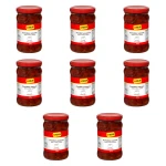 TOPSELLER Pomidory suszone paski w oleju z ziołami 270g/150g X8