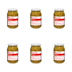 TGE Ogórki kiszone drobna kostka 910g/580g X6