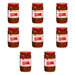 TGE Pomidory suszone połówki w oleju z ziołami 650g X8