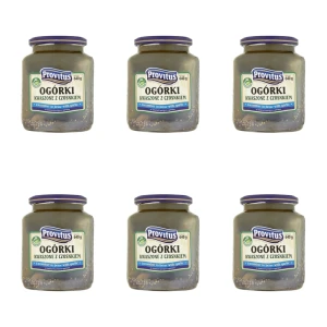 Ogórki kwaszone z czosnkiem Provitus 640G X6