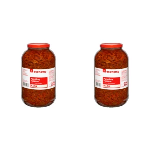 TGE Pomidory suszone paski w oleju z ziołami 4,1 kg X2
