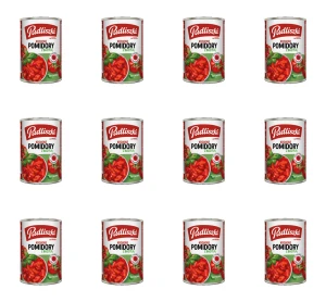 Pomidory krojone z bazylią Pudliszki 400g X12
