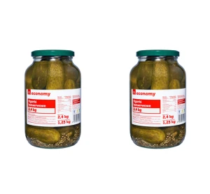 TGE Ogórki konserwowe 2,4 kg X2
