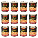 MK Morele połówki w lekkim syropie 820g X12