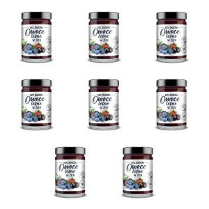 Owoce leśne w żelu Helcom 320g X8