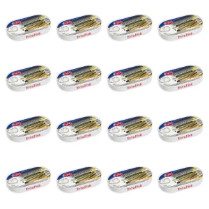 EVRAFISH winter sprats wędzone szproty w oleju 170 g X16